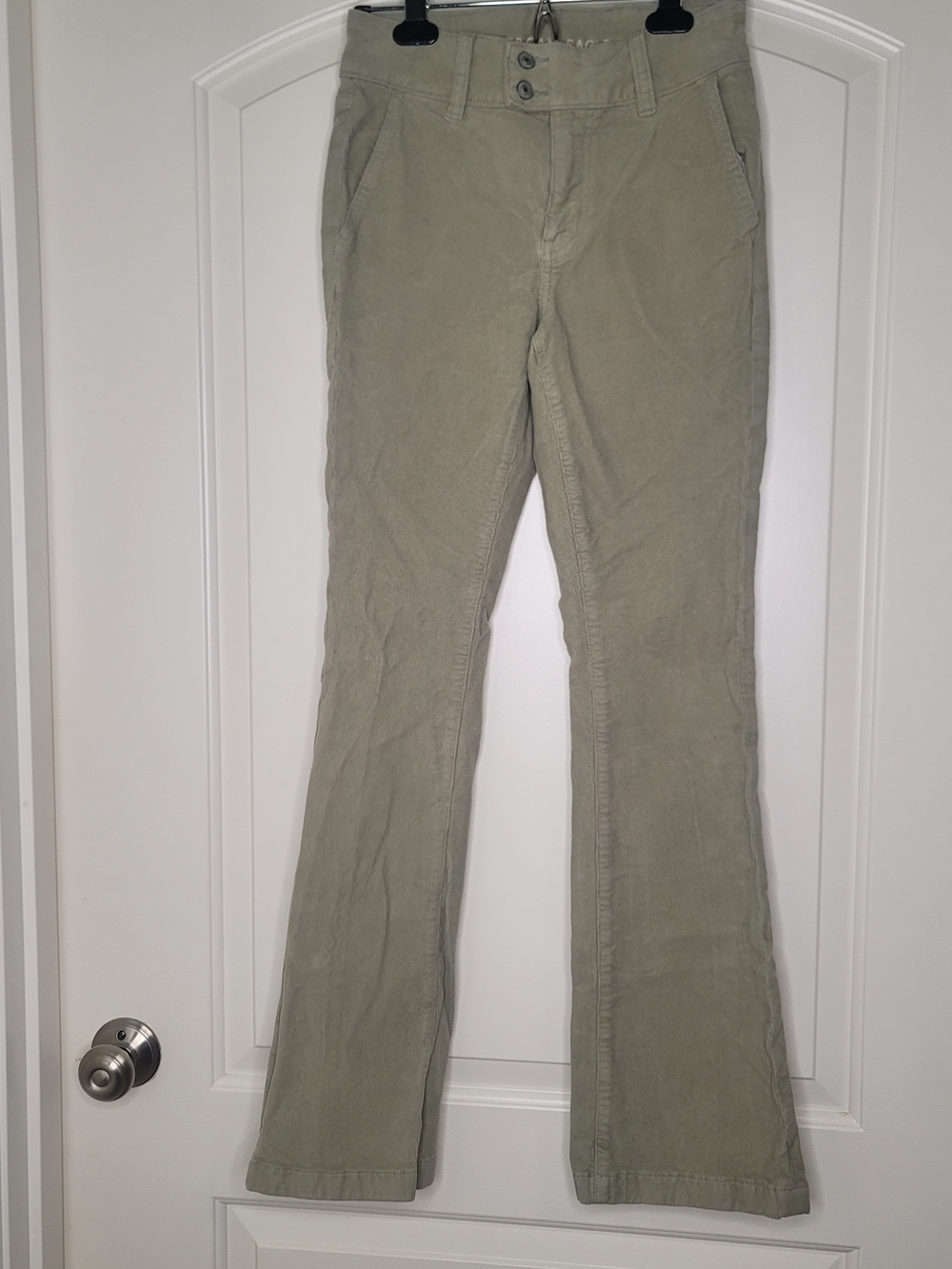 American Eagle Outfitters Light Sage Green Corduroy Pants